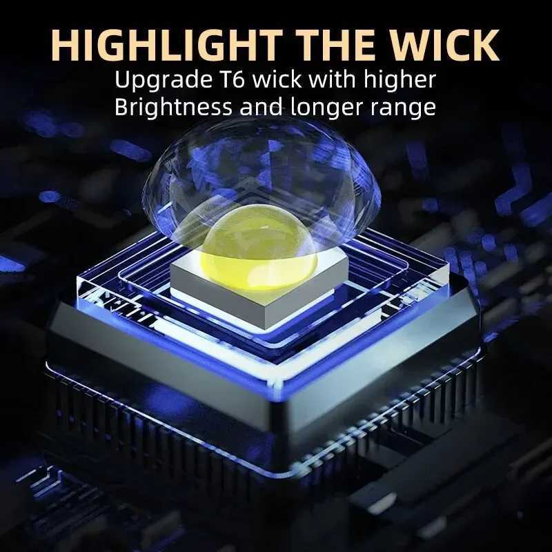 3LED Sper Parlak El Feneri Tanabilir Mini Burst Fla Torch arj Edilebilir D Mekan Acil Spot I Kalem Klipsi ve Kuyruk Mknats ile XJ250529