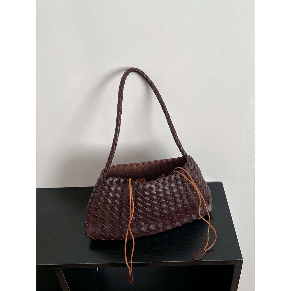 Tote Bag Handmade Woven Underarm For Women New Style High End Versatile Handbag Shoulder Mother And Child Bag Shoulder Bag Braided Handbag