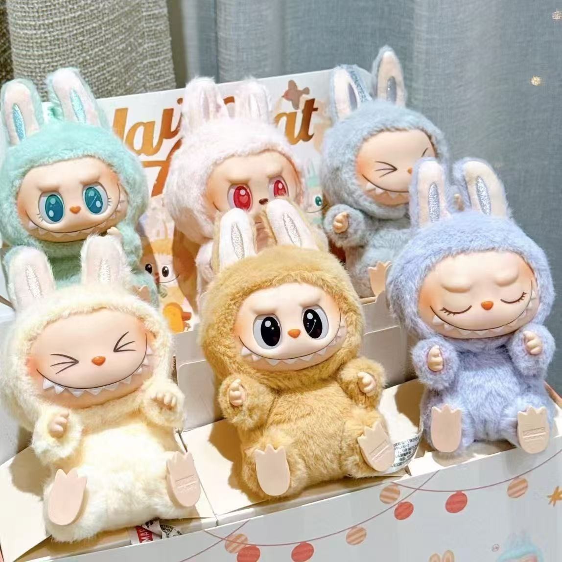 2025 New High-quality Blind Box Labubu The Monsters Exciting Macarons Series Toys Cute Action Anime Figure Dolls Kid Gifts 2st generation