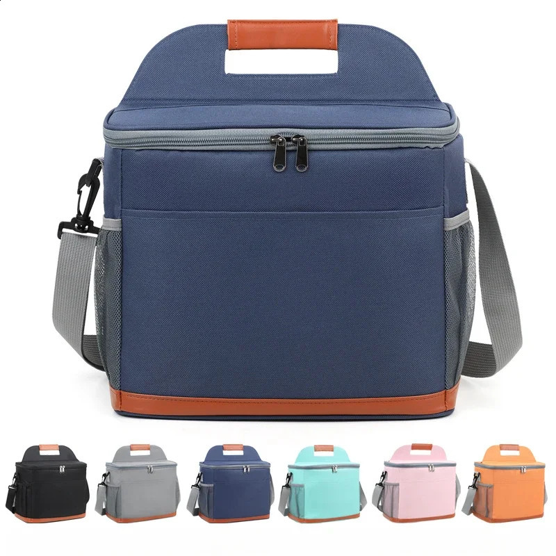 Outdoor Insulation Bag Camping Portable Oxford Cloth Thick Aluminum Foil Ice Tilted Cross Lunch Box 250528
