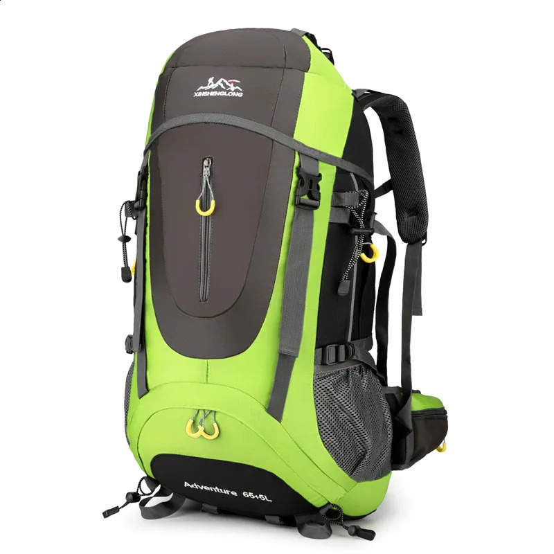 Large Capacity 70L Backpack Waterproof Mountaineering Bag Mens Womens Outdoor Camping Hiking Rucksack Sports Travel Bags 250522