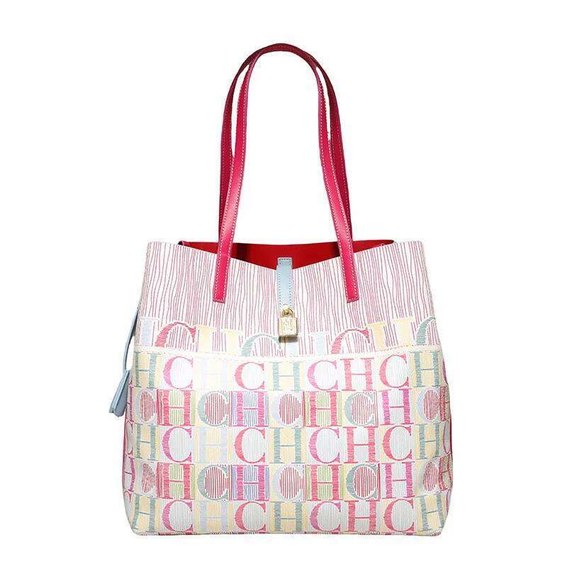 CH High Feeling Simple Alphabet Print Design Handbag Daily Commuter Style Fashion Ladies Small Bag