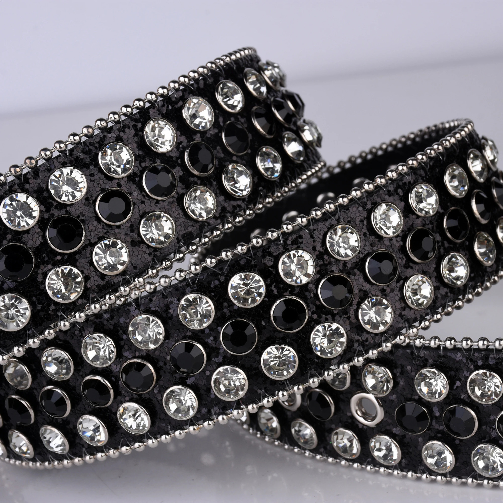 Studded Rhinestone Belts Women Fashion Belt Shiny Pu Leather Belt Wedding Party Belt Couple Valentines Gifts For Girlfriends 250521