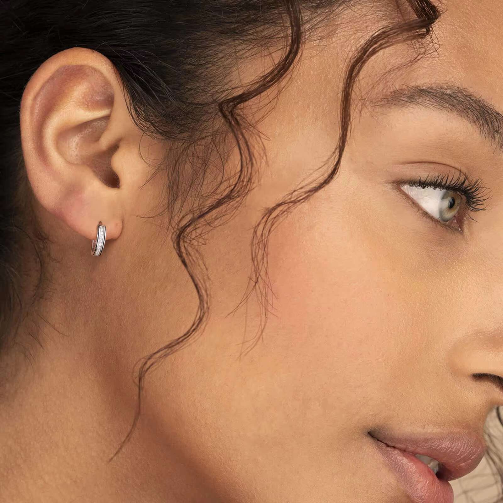 925 Sterling Silver Men Earring 15mm Hip Hop Jewelry 5A CZ Cubic Zirconia Diamond 14k Gold Plated Women Iced Out Hoop Earring