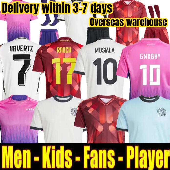 24 25 Germany Jersey HUMMELS GNABRY Soccer Jerseys Kit KROOS MULLER WIRTZ Trikot Home Away DRAXLER REUS GOTZE Kids Fans Kit Player Version 125 Year Anniversary 2026