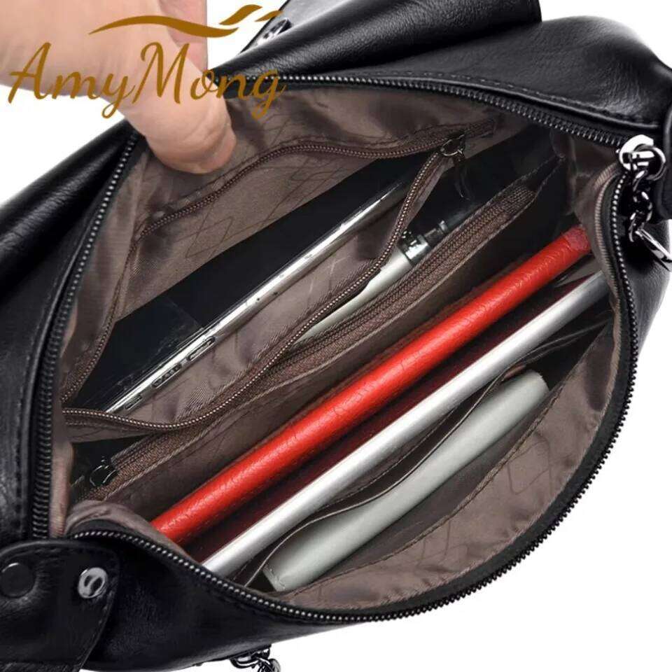 Super Quality Leather Designer Shoulder Bags Purses Women Classic Tote Bag Female Messenger Waterproof Crossbody Sac