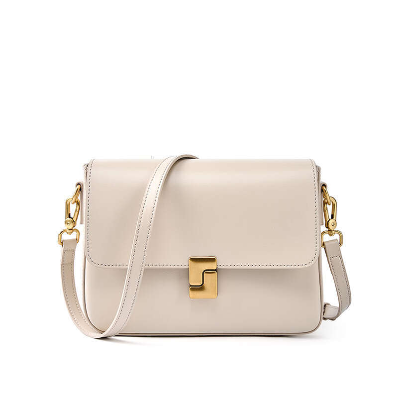 Genuine Leather For Women New Spring Summer Crossbody Ladies Commuter Shoulder Tote Small Square Cowhide Bag B5