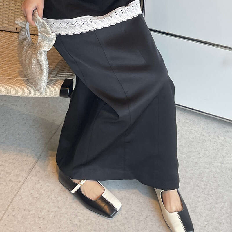 Korean Style Genuine Color Block Fashion One-Strap Square Toe Mary Jane for Women 2024 Spring Summer New Small Leather Shoes