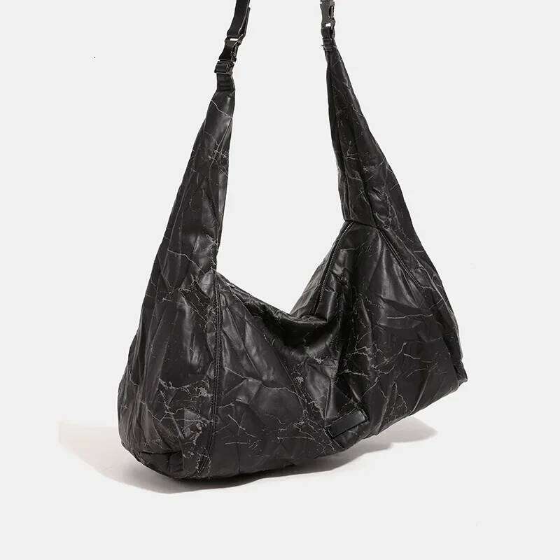 Women's Bags Designer Large Capacity Crumpled Tote Bags For Women Half Moon Croissant Shoulder Black Hobo Dumpling Handbags Crescent Armpit Bag