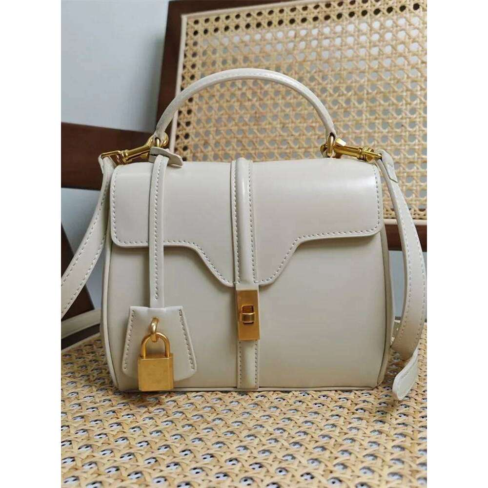 Fashion Women Small Casual Totes Handbag Lock Hasp Flap Bag Ladies High Quality Cow Split Leather Shoulder Bags Pouch
