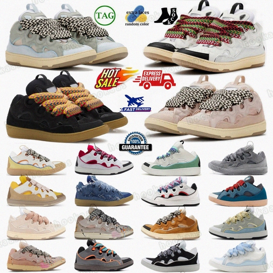 designer shoes sneakers Curb Luxury chaussure Casual Leather shoe Running Extraordinary sneaker Sidewalk Formal Calfskin Nappa thick me07Y2#