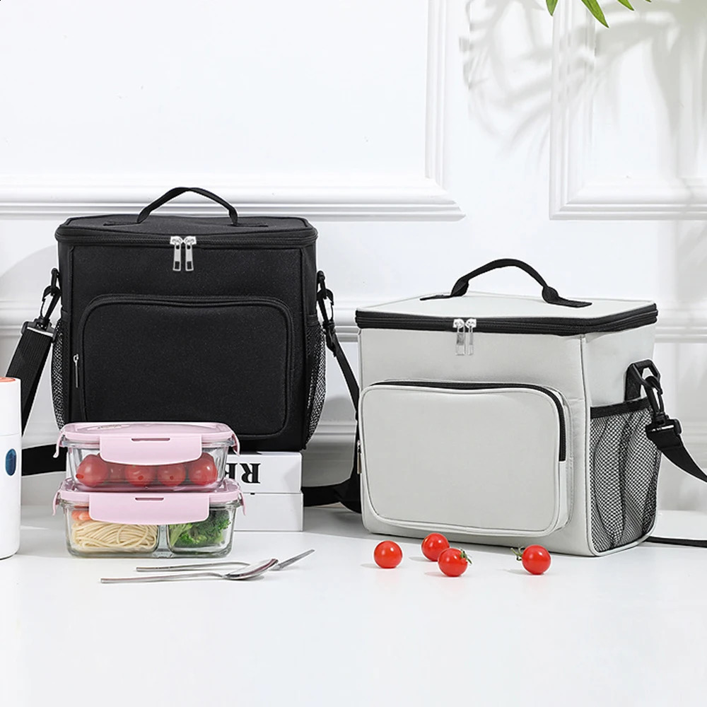 Insulated Lunch Bag Large Bags For Women Men Reusable With Adjustable Shoulder Strap 250528