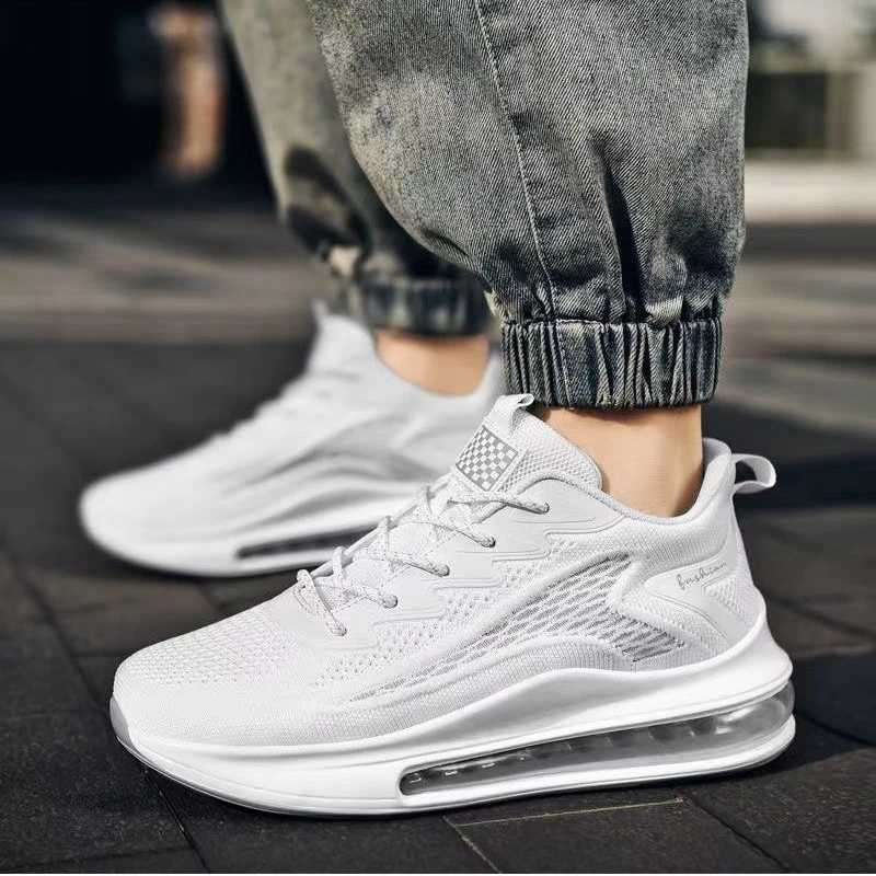 New Arrival Men Casual Air Cushion Running Shoes Comfortable Male 2025 Autumn New Mesh Breathable Casual Light Soft Sports Shoes Sneakers Z250529