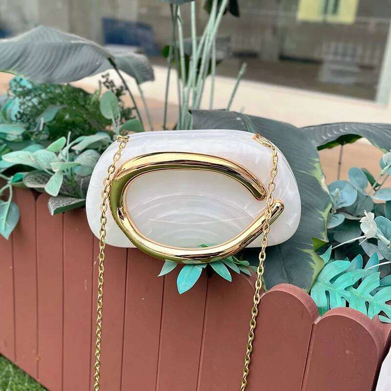 Women's Bags Designer Candy Color Metall Handle Handbag Acrylic Box Bags For Women Party Wedded Evening Clutch Ladies Shoulder Crossbody Bag