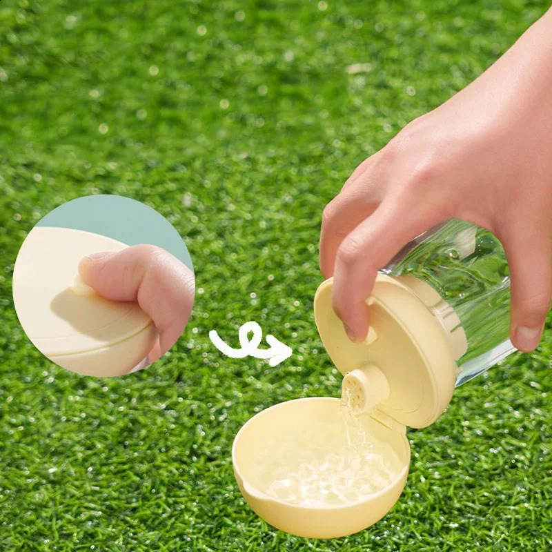 free shipping Portable Water Bottle For Dogs Cat Leakproof Walking Bowls Outdoor Drinker Travel Drinking BowlDog Supplies 250528