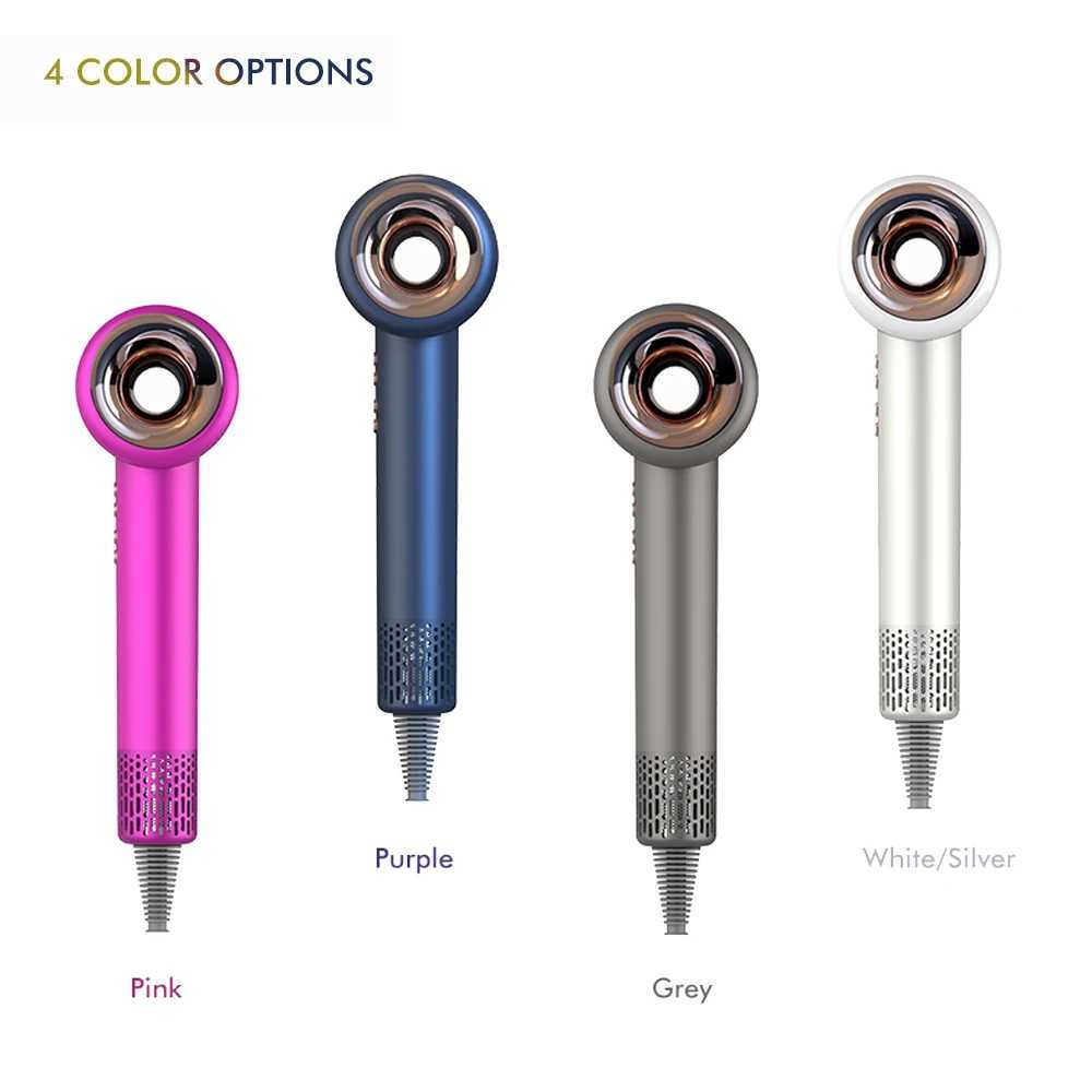 Leafless Hair Dryer 220v Professional Negative Ion Hair Dryer 1600w Quick Dry Travel Home Hair Styler Blow drierXJ250528
