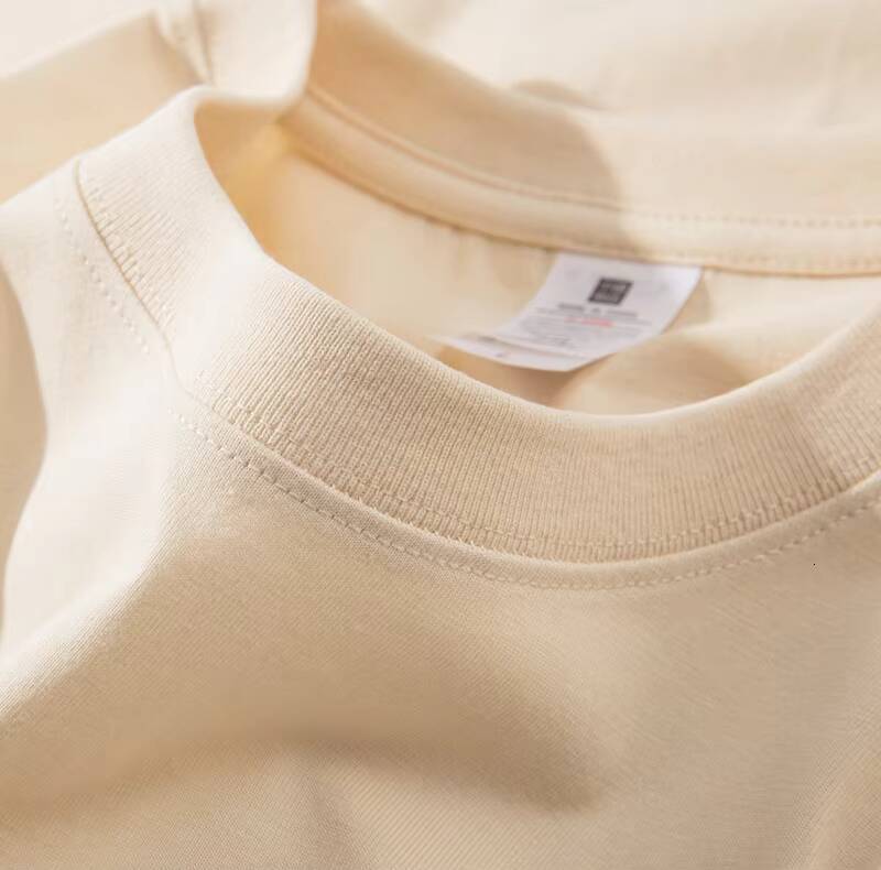 High-Quality 100% Cotton Your Brand 3D Puff Print Logo Unisex Short Sleeve Men's Plus Size T-Shirt