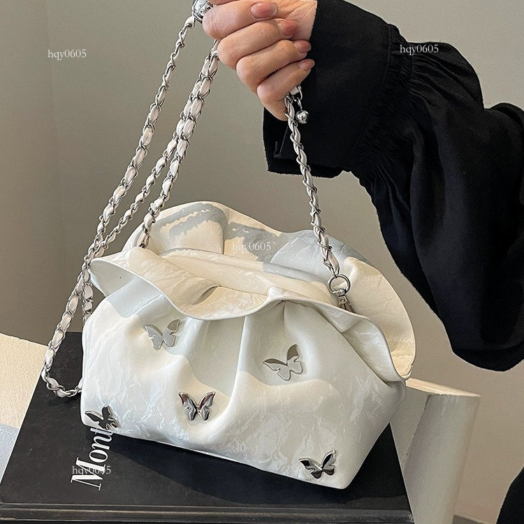 Top quality Brand High Quality New Style Free Delivery Designer Bag Crossbody for Women Korean Niche High-end Trendy Pleated Shoulder Fashionable Comm