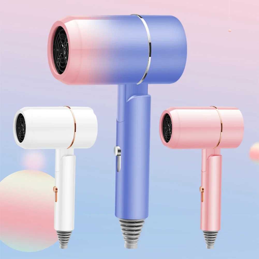 Mini Folding Hairdryer 550W with Carrying Bag Hot Air Anion Hair Care for Home Travel Hair Dryer Dormitory Blow Drier 220V-240VXJ250528