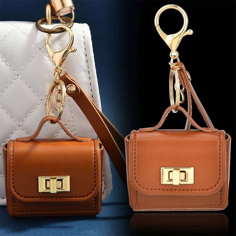 Women's Bags Designer High Aesthetic Mini Cute Lock Pendant Headphone Lipstick Car Keys Small Bag Backpack Hanging Accessories