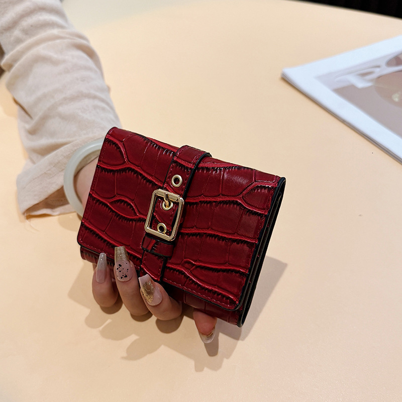 New Designer Wallet Women Everyday Use Storage Minimalist Vintage Free delivery Genuine Leather Mini Coin Purse Zipper Multiple Card Slots Brown ID Wi