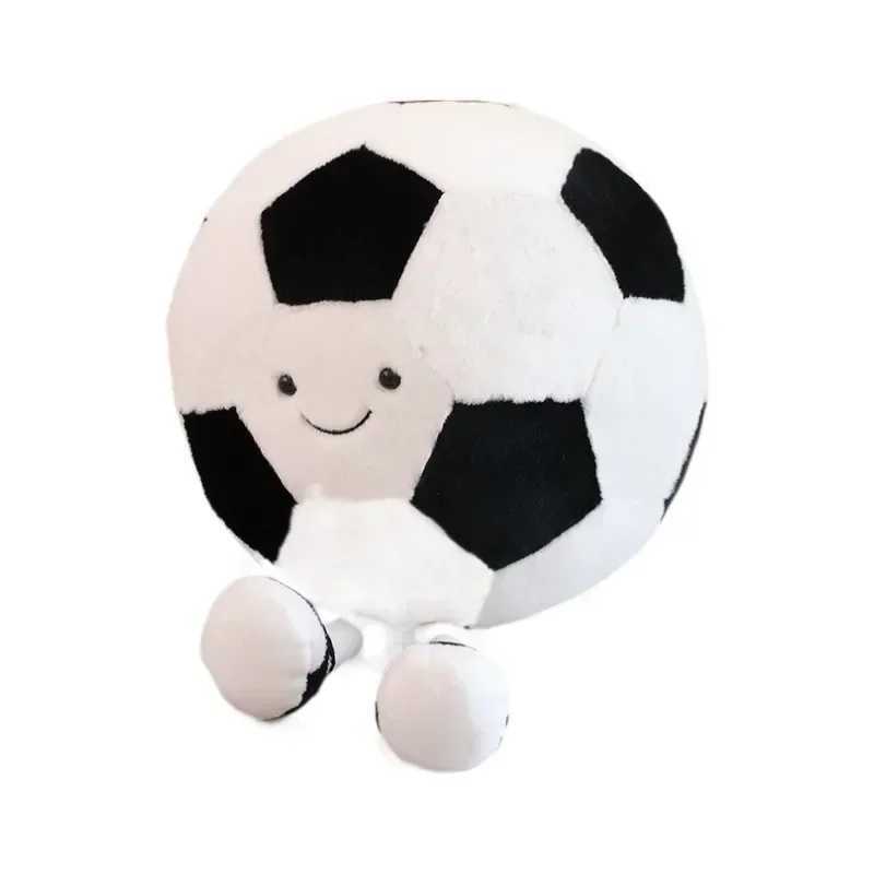cm football doll basketball plush toy creative football doll pillow pet ball dog and cat interactive toy Z250529