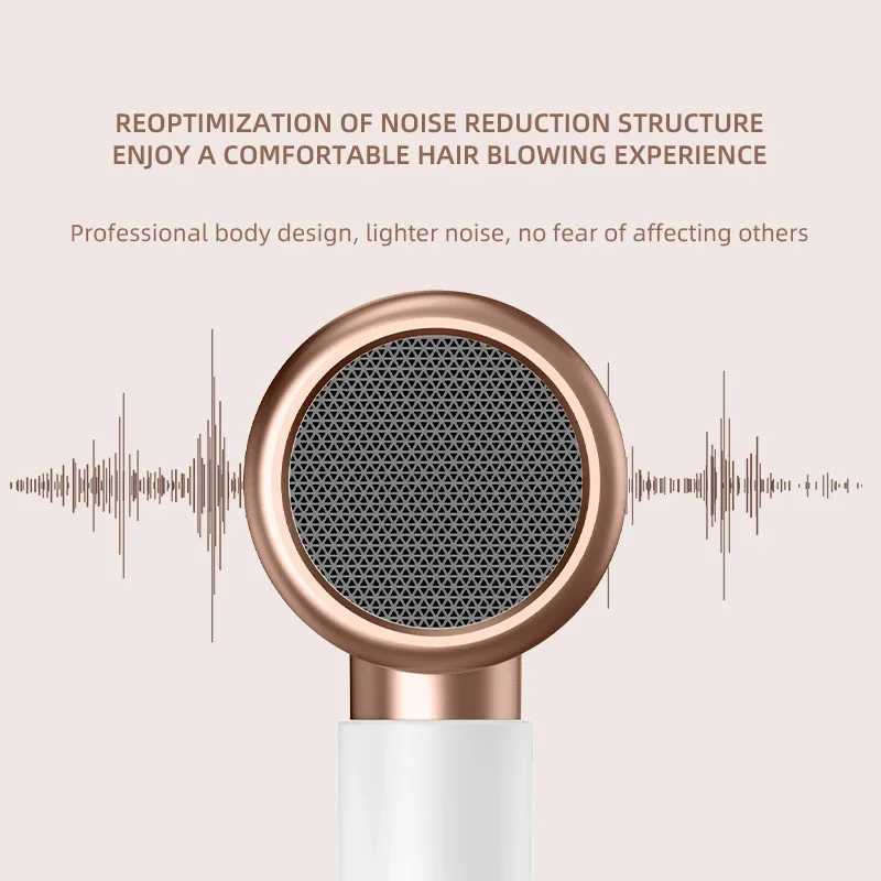2000W 5th Gear Professional Hair Dryer Negative Lonic Blow Dryer Hot Cold Wind Air Brush Hairdryer Strong PowerDryer Salon ToolXJ250528