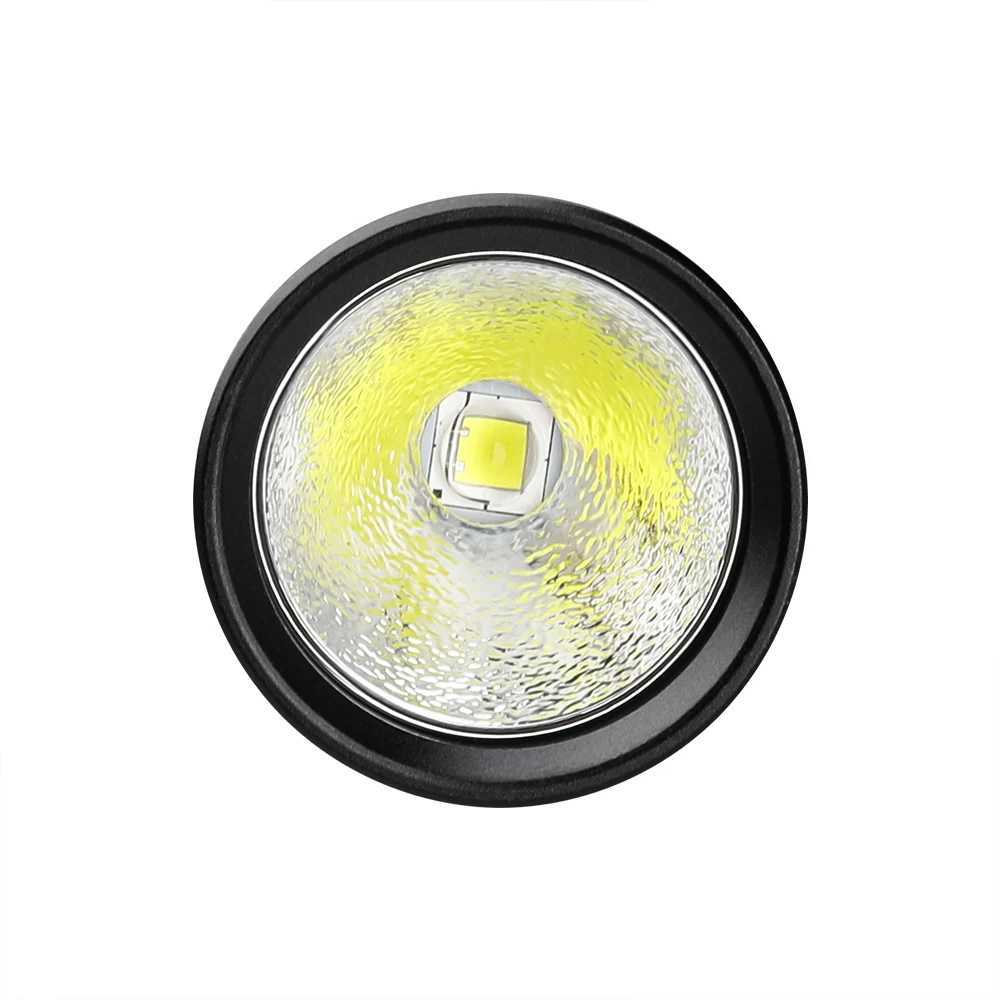 Trustfire T10R Tactical LED Flashlight 1800 Lumens Powerful Type C USB Rechargeable 18650 Torch Lamps High Power Lamp Dual Switch XJ250529