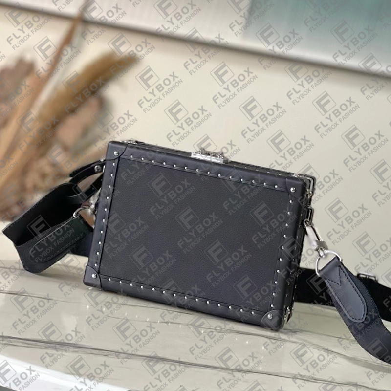 M12876 Clutch Box Messenger Bag Crossbody Shoulder Bag Men Fashion Luxury Designer Totes Handbag TOP Quality Purse Pouch Fast Delivery
