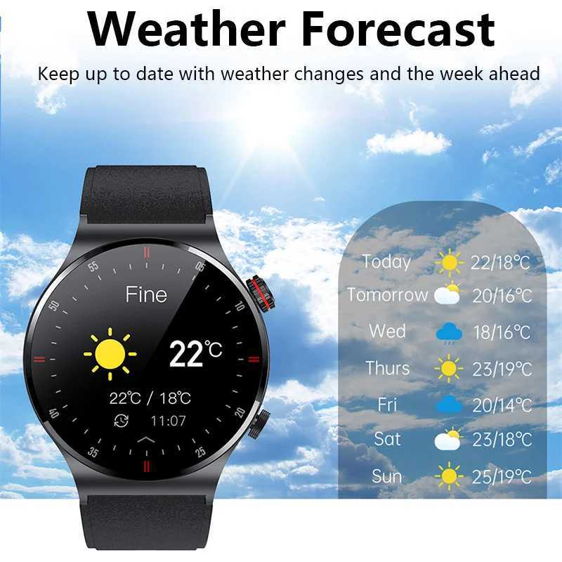 2024 NEW ECG+PPG Business Smart Watch for Men Bluetooth Call Health Sleep Monitoring Multiple Sports Mode Waterproof Smartwatch W250529