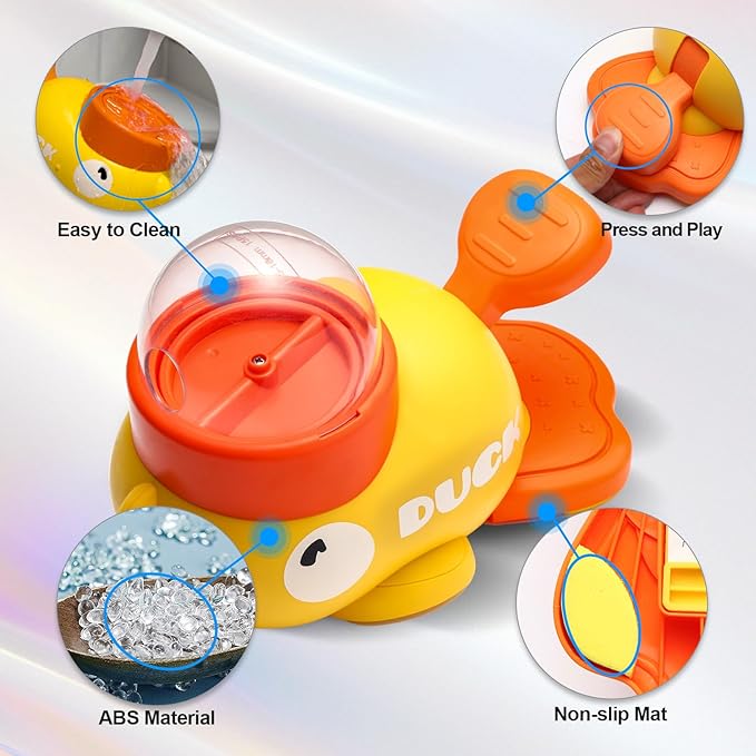 2-in-1 Interactive Dog Slow Feeder Puzzle Toy Durable Duck Shaped Design Promotes IQ Training Reduces Bloating Anti Gulping Dog Treat Dispenser Toy