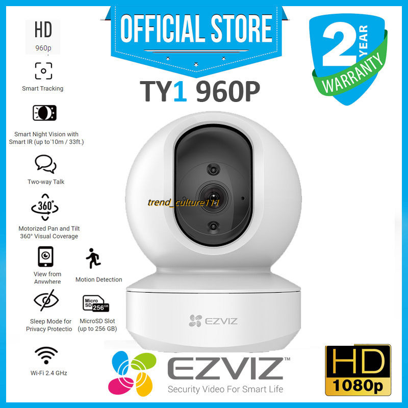 EZVIZ 2MP C6N 4MP Full HD Resolution Pan & Tilt Wireless Security / CCTV Camera
