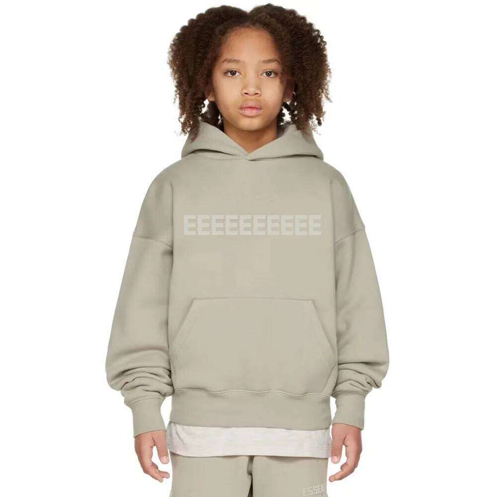 Women's Wear Fashion Top Quality Kids Chest Letter Boys Girls Hoodies Designer Brand Children's High Street Loose Tops Sets