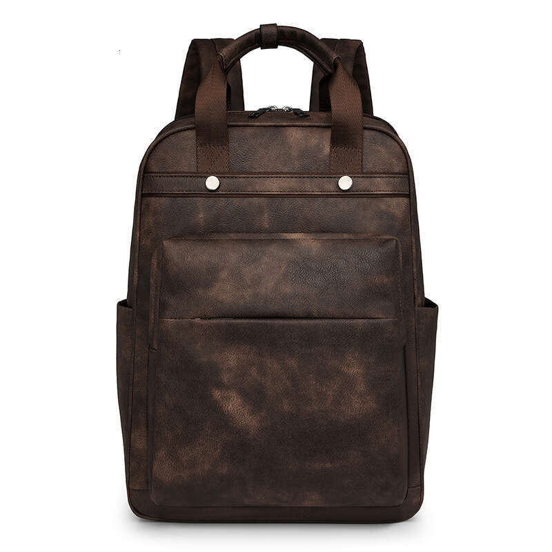 New Women's Fashion PU Multifunctional Large Capacity Commuter Mommy Backpack B5