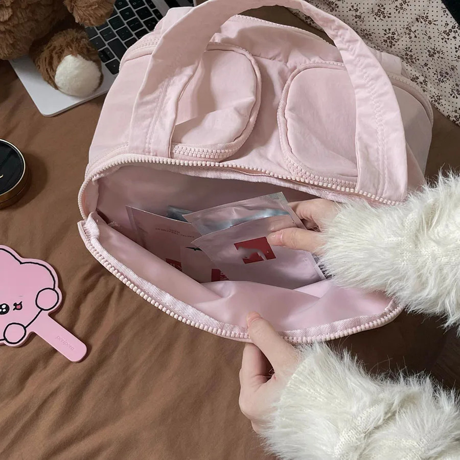 Large Capacity Cosmetic Bag Female Travel Wash Handbag Bathroom Partition Shower Makeup Pouch Unisex Toiletries Organizer 250528