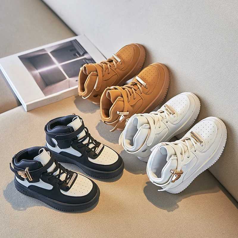 Kids High Top Spring and Fall Sneakers Soft Walking Shoes for Babies Boys Girls School Sneakers for Kids 2024 W250529