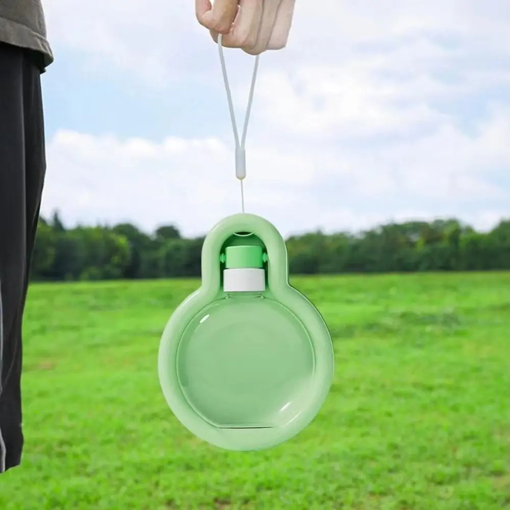 free shipping 350/500ml Dog Bottle Foldable Sealed Puppy Cat Drinking Bowl with Handle Portable Pet Water Dispenser Hiking 250527