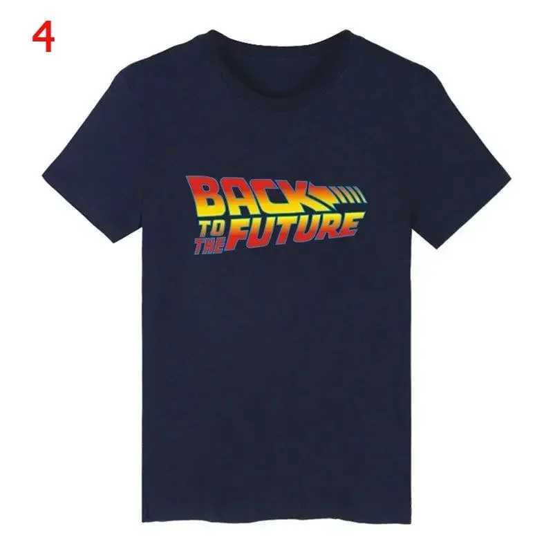 Back To The Future Tshirt Luminous T Shirt Camiseta Summer Short Sleeve T Shirts Back To Future Tee Tops Streetwear T-shirts 4XLC250530