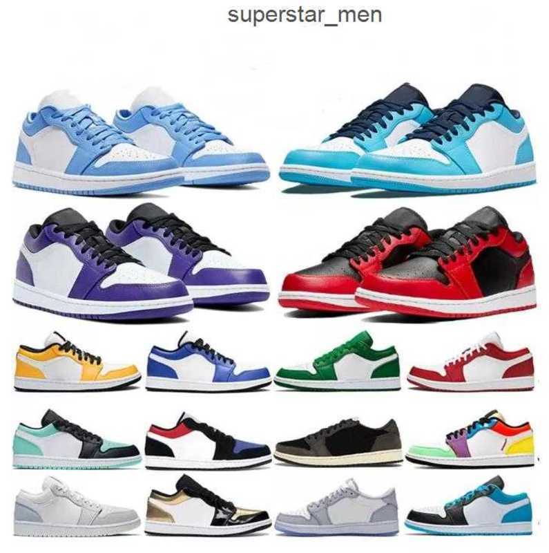 1 low Mens Basketball shoes Chicago Black Cyber shattered Backboard UNC 1s Cactus Jack Bred Toe Men Women trainers Sports Sneakers