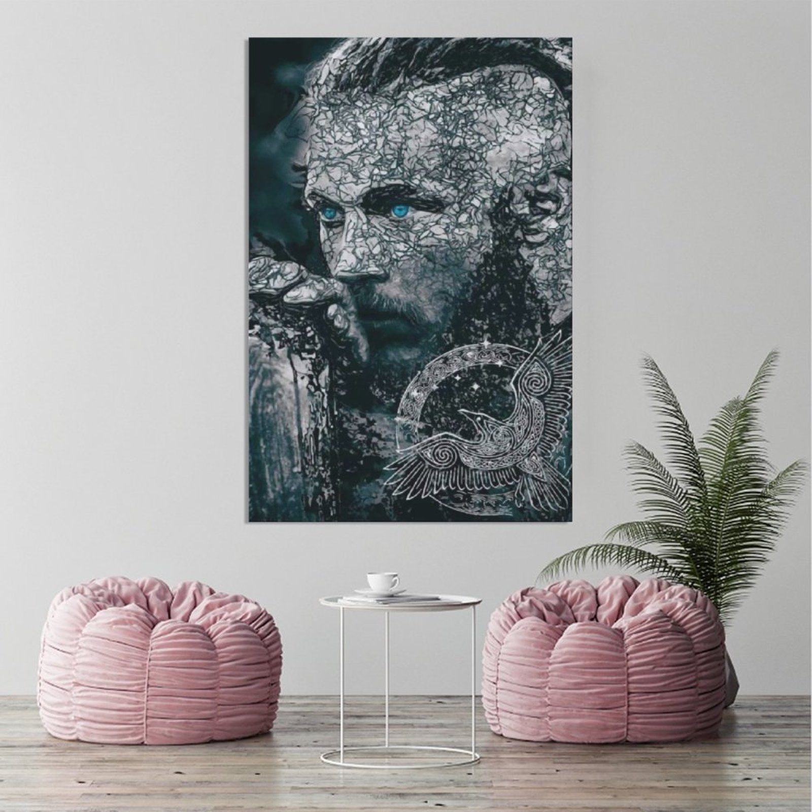 Wall Art Painting Viking Ragnar Canvas Prints Wall Painting Wall Art Decor Print Picture Paintings for Living Room Home Decor Luxury Unframe