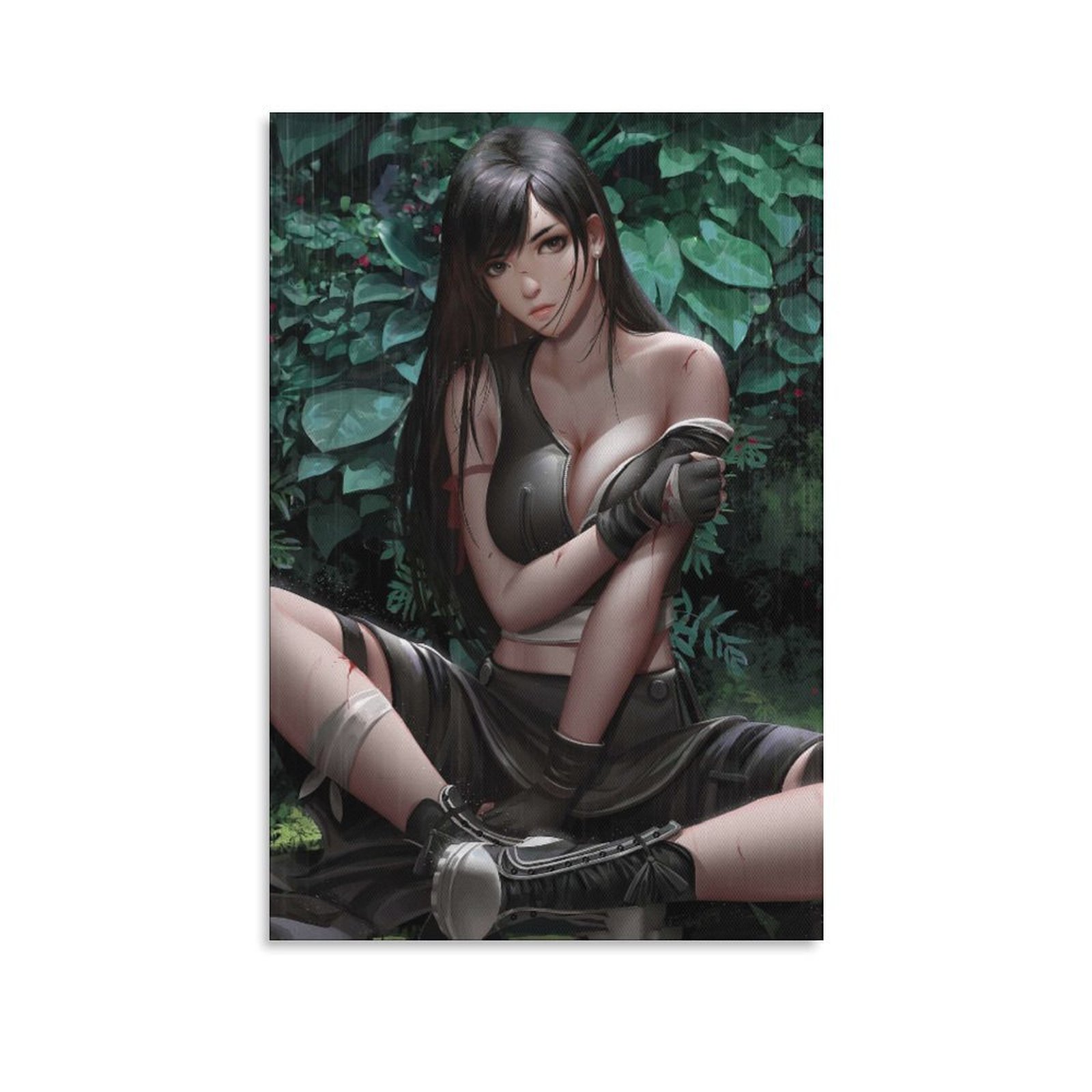 Wall Art Painting Tifa Lockhart Game Canvas Prints Wall Painting Decor Print Picture Paintings for Living Room Unframe Home Decor Luxury