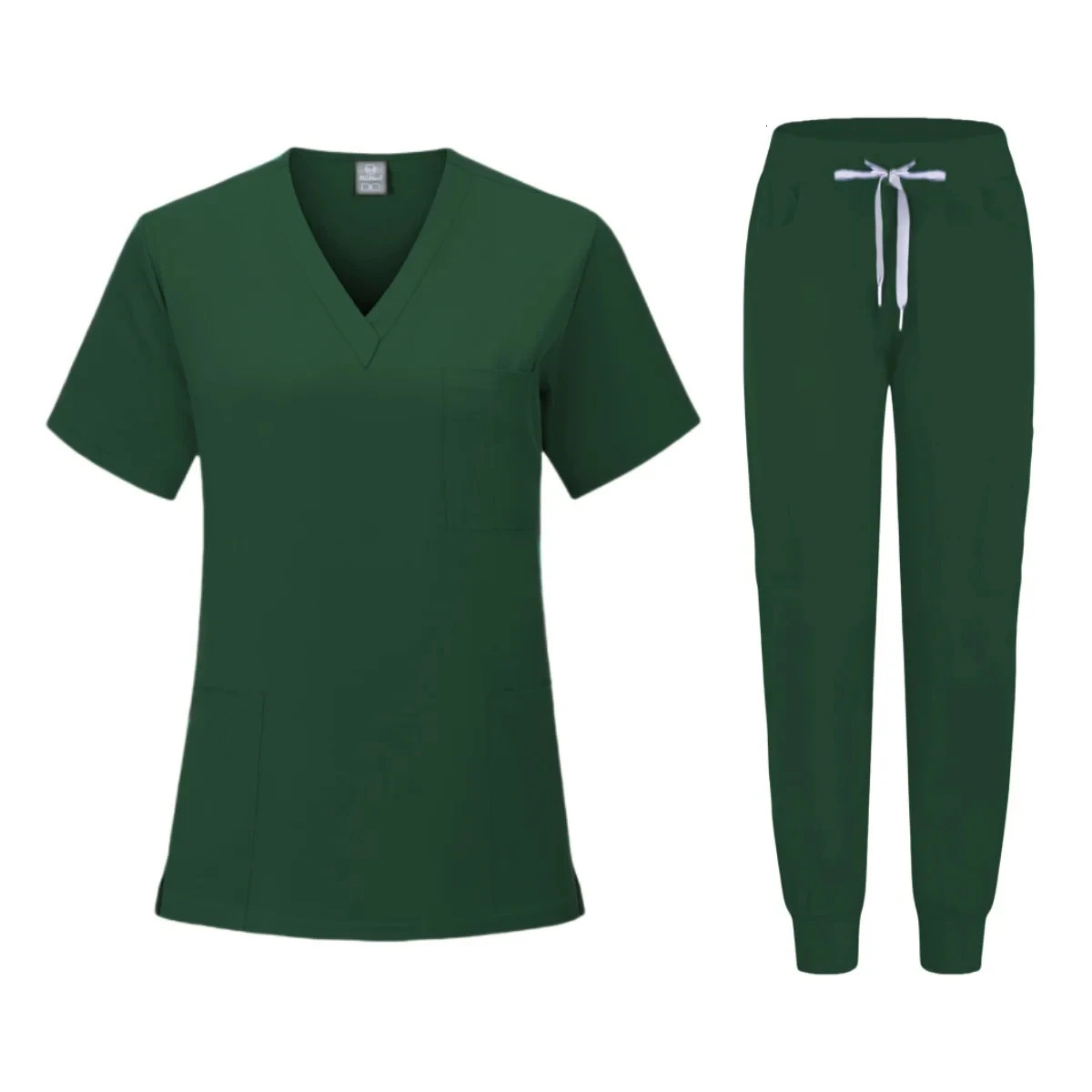 Multicolor Beautician Lab Workwear Solid Color Beauty Salon Nursing Uniforms Pet Clinic Scrubs Work Clothes Wholesale 250530