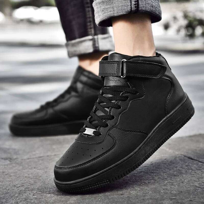Men's outdoor high-top flat classic sports lace-up basketball shoes,walking shoes, large-sized casual running shoes 35-46