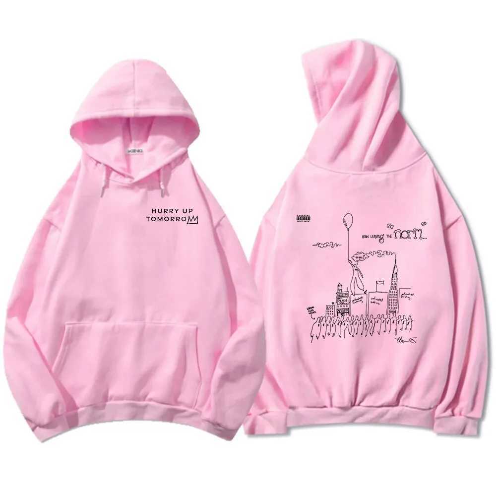 Men Clothes TheWeekend Hurry Up Tomorrow Album Hoodies Hip Hop Unisex Streetwear Sweatshirts Men Round Neck 2025 New Pullovers W250530