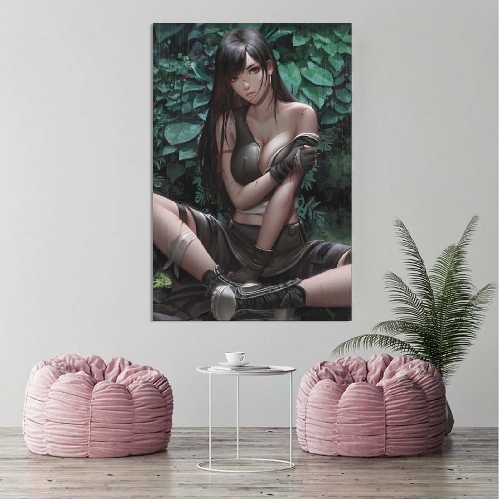 Wall Art Painting Tifa Lockhart Game Canvas Prints Wall Painting Decor Print Picture Paintings for Living Room Unframe Home Decor Luxury