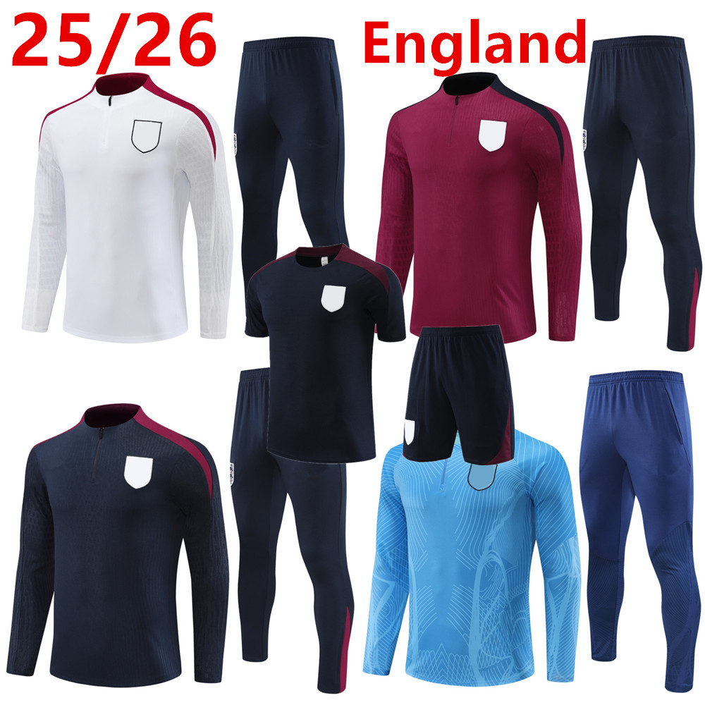 ENGLAND tracksuit soccer jersey training suit KANE STERLING RASHFORD SANCHO GREALISH 2024 men kids national ENGLAND football sets uniform 24/25