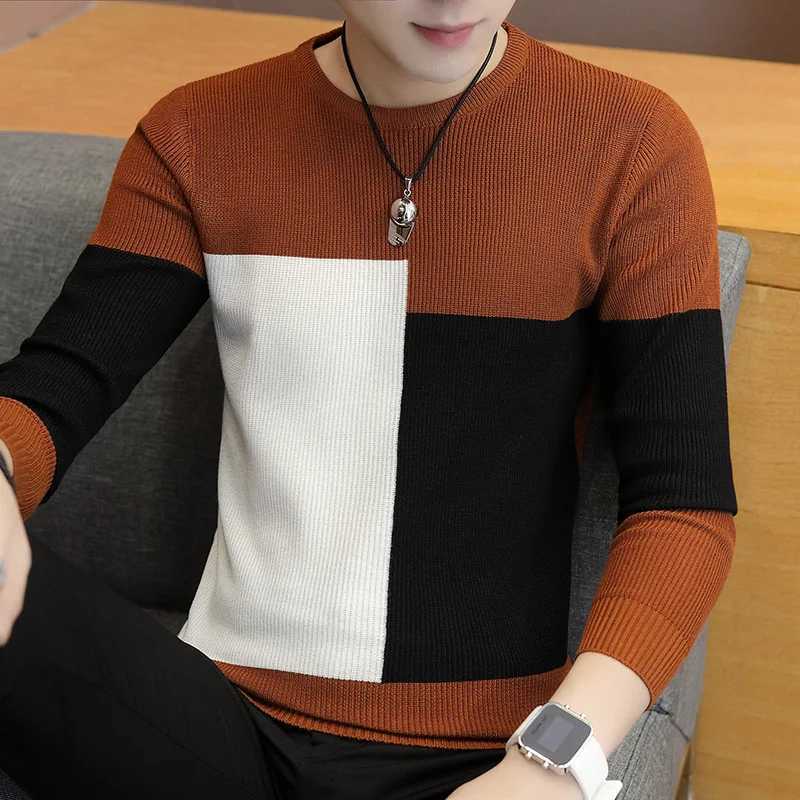 2025 Winter New Arrival Warm Sweaters O-Neck Wool Sweater Men Brand Clothing Knitted Cashmere Pullover Men m-3xl W250530