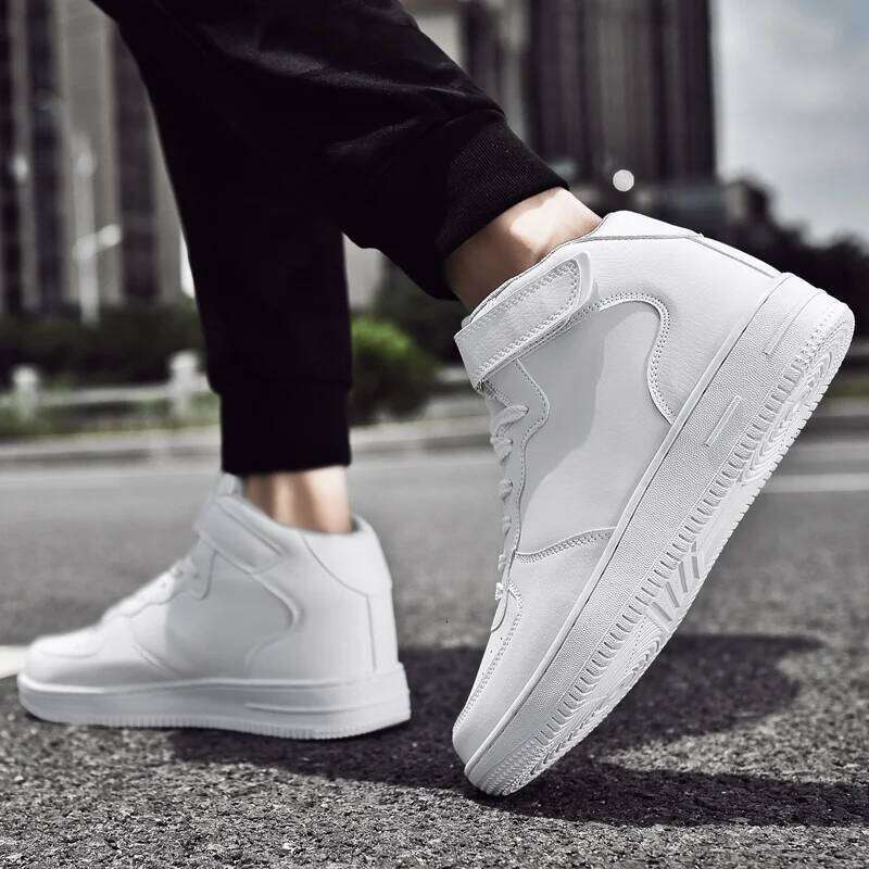 Men's outdoor high-top flat classic sports lace-up basketball shoes,walking shoes, large-sized casual running shoes 35-46
