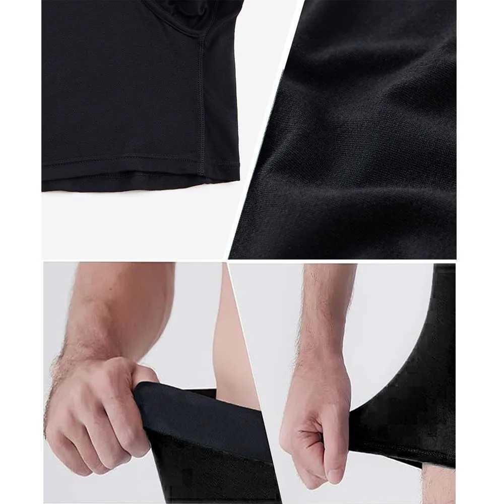 8 Pcs Bamboo Fiber Mens Underwear Soft Skin Friendly Sexy Long Boxer Briefs Moisture Transferring Sweat Transferring XS-XXLXJ250530