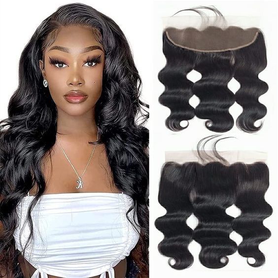 Large 13*4 HD Transparent Full Hand-Woven Real Human Hair Lace Hairpiece Snake Curly Big Waves Xuchang Present